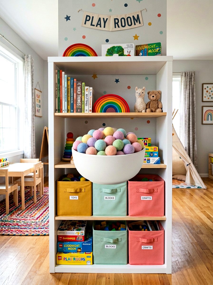 Pastel Felt Balls - 25 Spring Bowl Filler Ideas