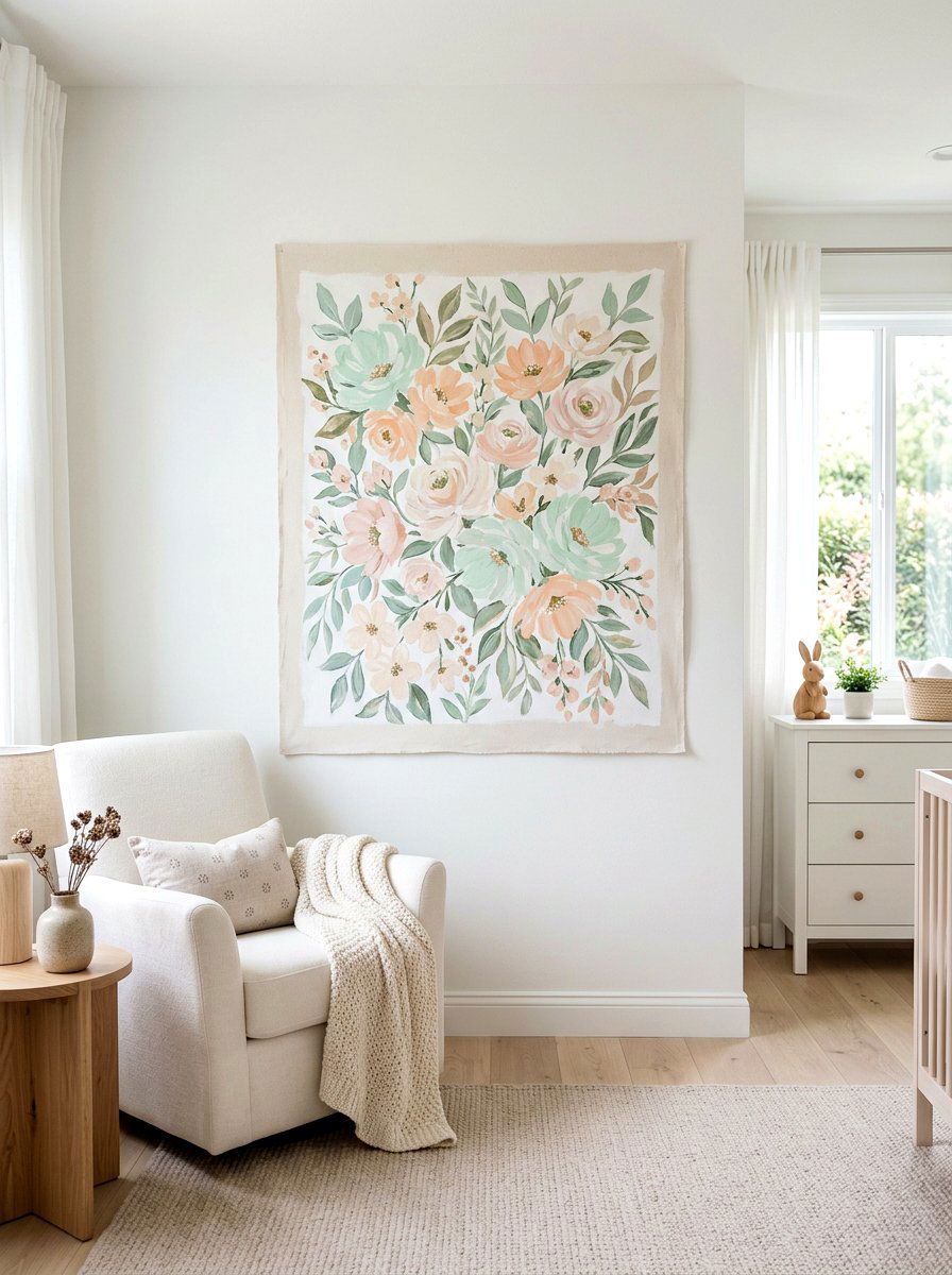 Pastel Floral Artwork - 25 Spring Floral Wall Art Ideas