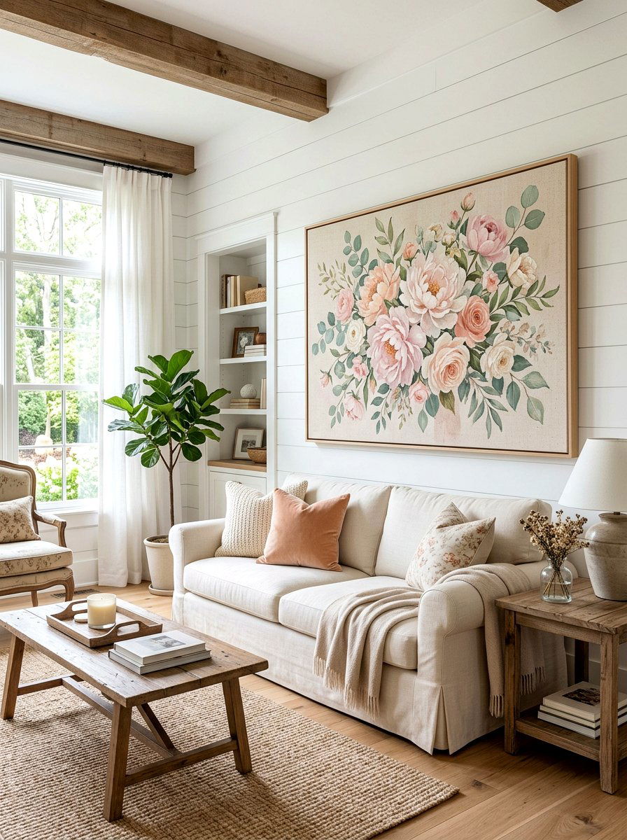 Pastel Floral Wall Art - 25 Spring Canvas Art Ideas