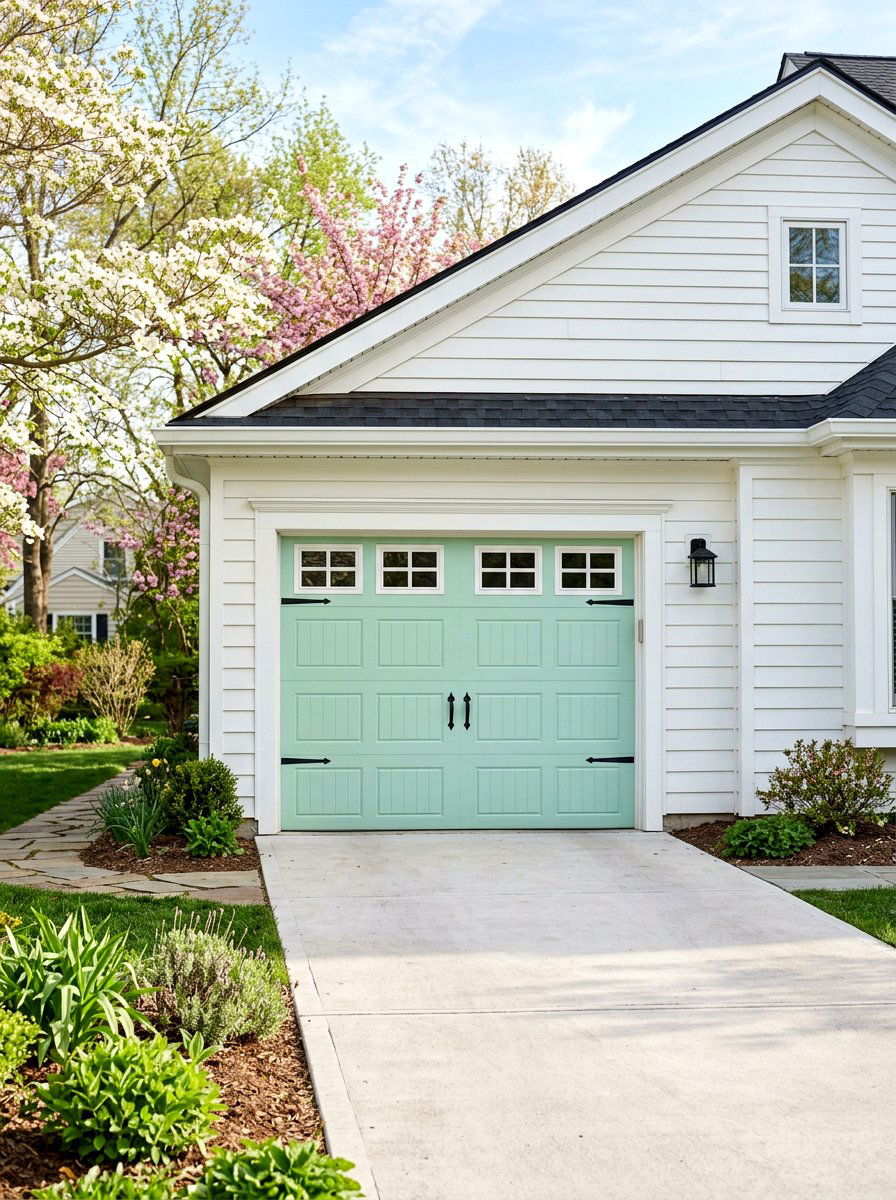 Pastel Garage Door Paint - 25 Spring Garage Door Decor Ideas