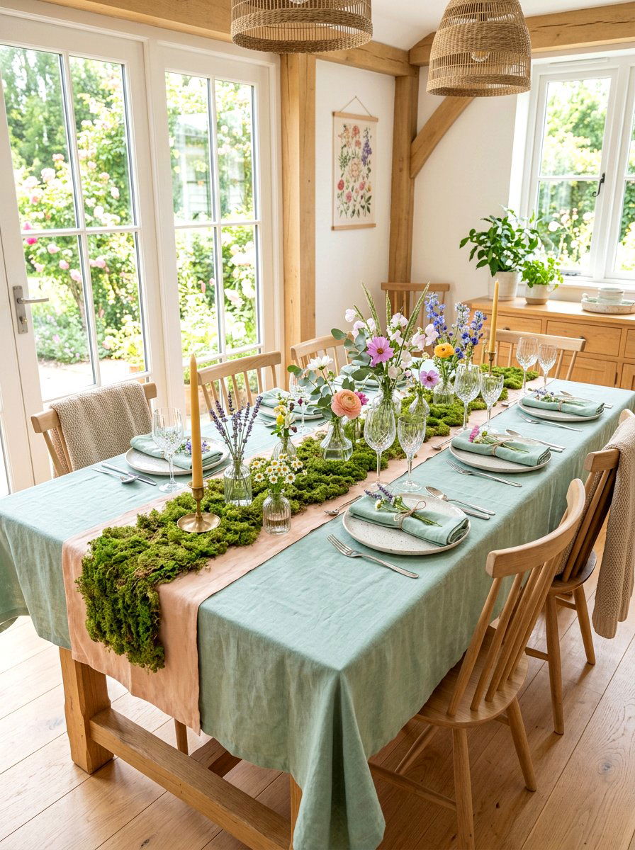 Pastel Garden Table Setting - 25 Spring Champagne Brunch Ideas