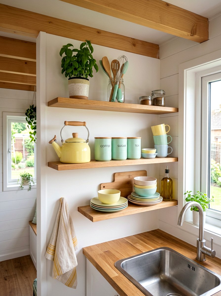 Pastel Kitchen Accessories - 25 Spring Tiny Home Decor Ideas