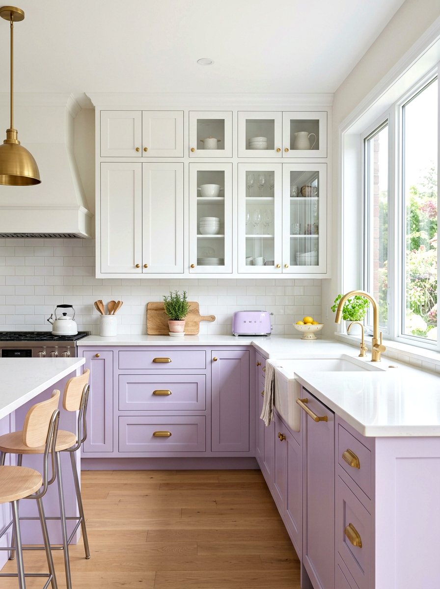 Pastel Kitchen Cabinet - 25 Spring Kitchen Decor Ideas