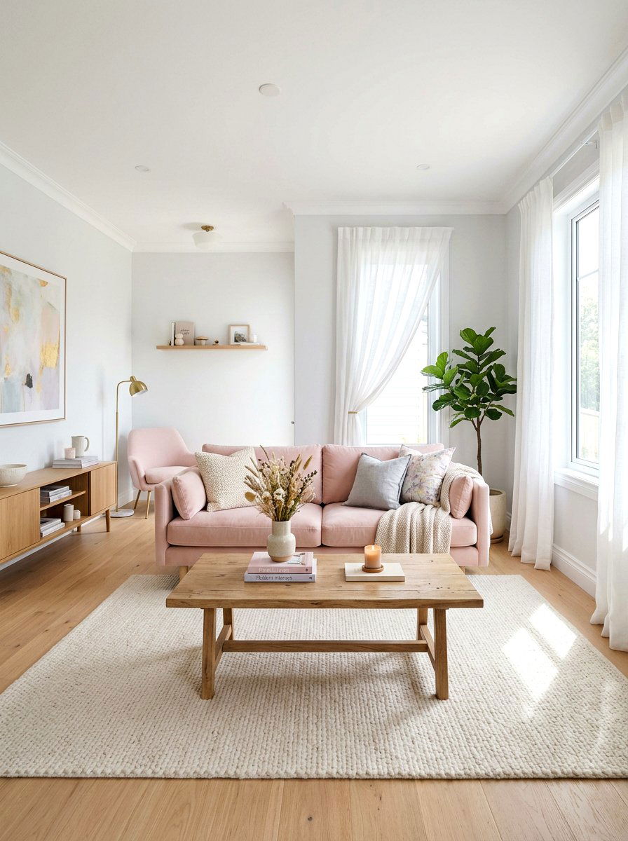 Pastel Living Room - 25 Spring Pastel Decor Ideas