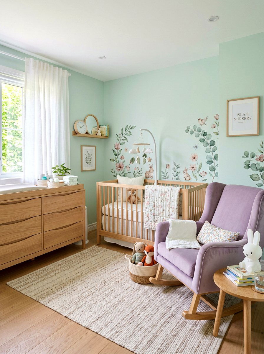 Pastel Nursery Room - 25 Spring Boutique Decor Ideas