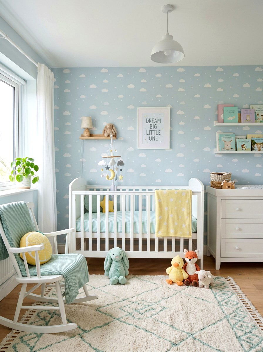 Pastel Nursery Wallpaper - 25 Spring Wallpaper Ideas