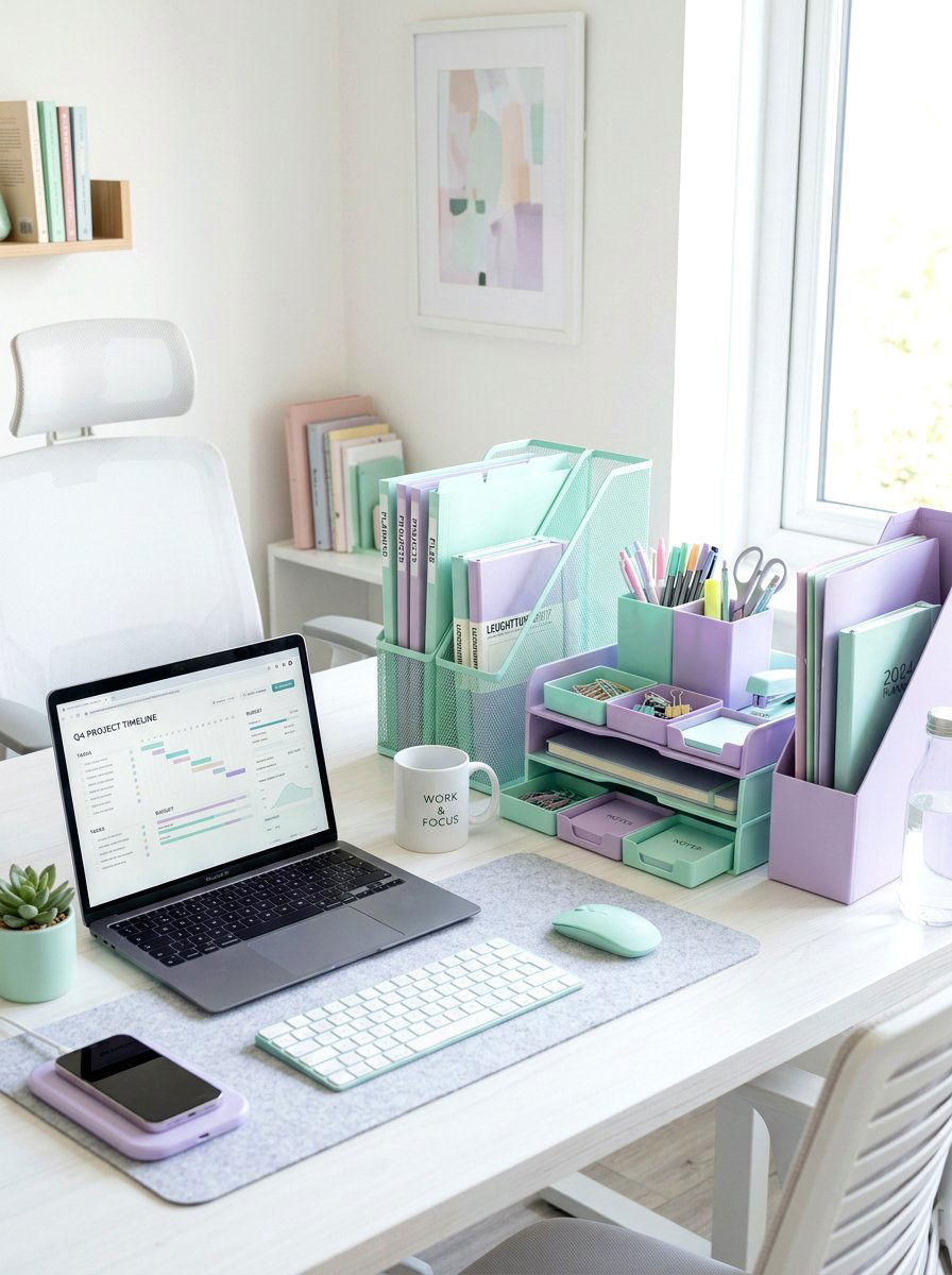 25 Cheerful Spring Cubicle Decor Ideas to Brighten Work