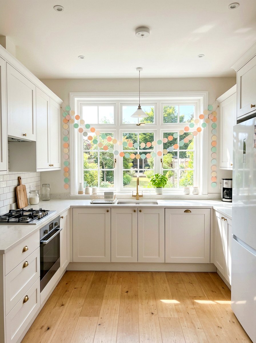 Pastel Paper Circles - 25 Spring Paper Garland Ideas