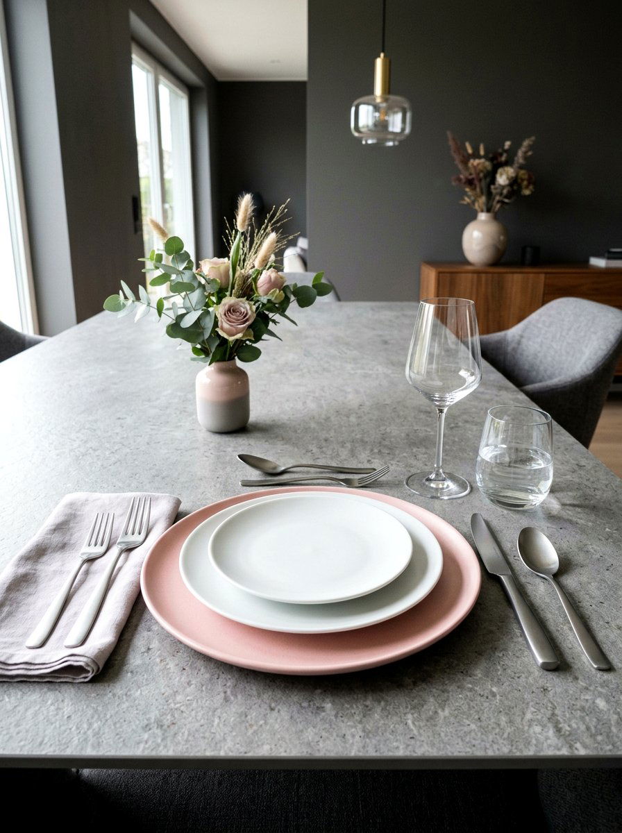 Pastel Pink Charger - 25 Spring Charger Plate Ideas