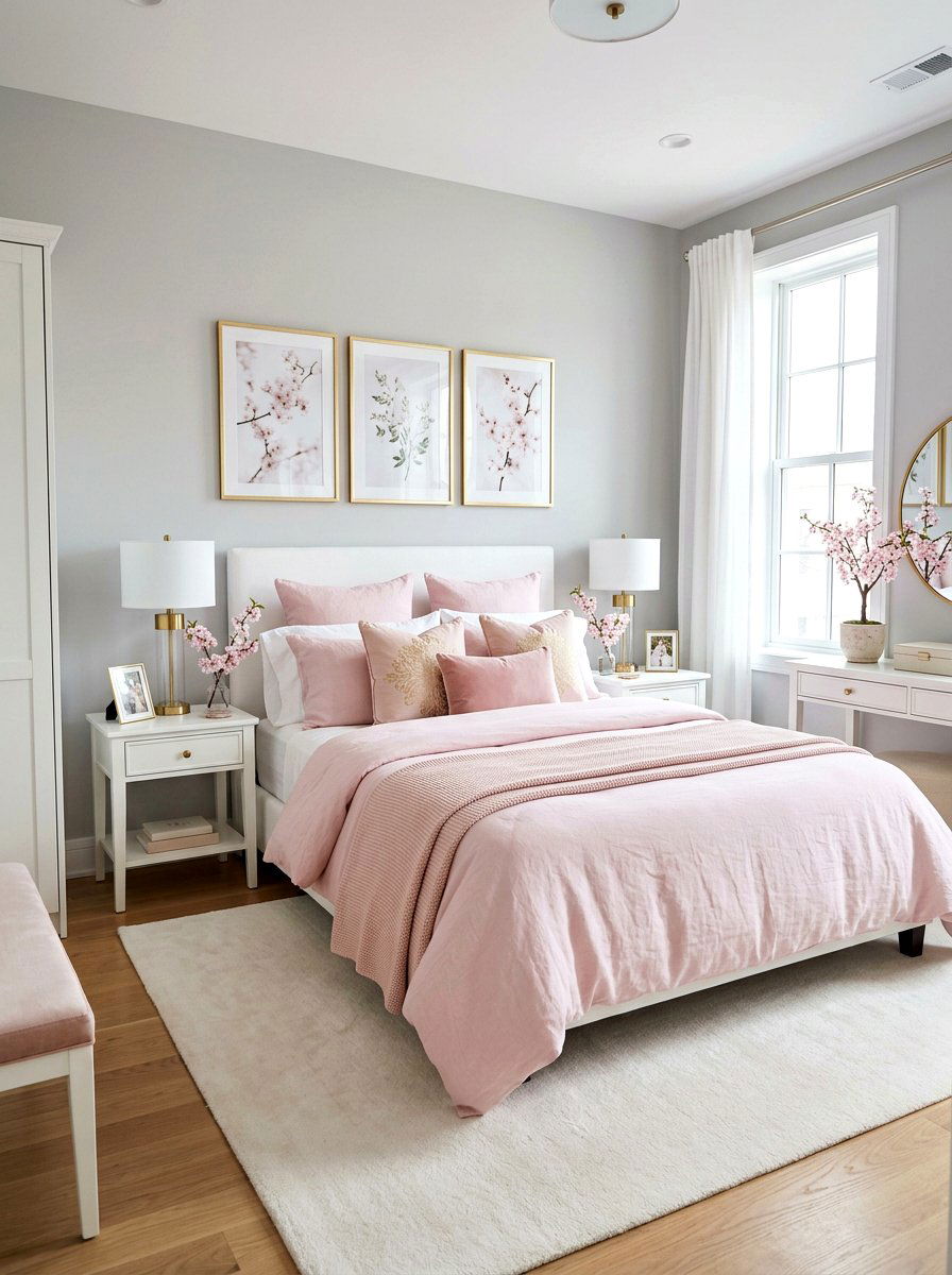 Pastel Pink Duvet Cover - 25 Spring Duvet Cover Ideas