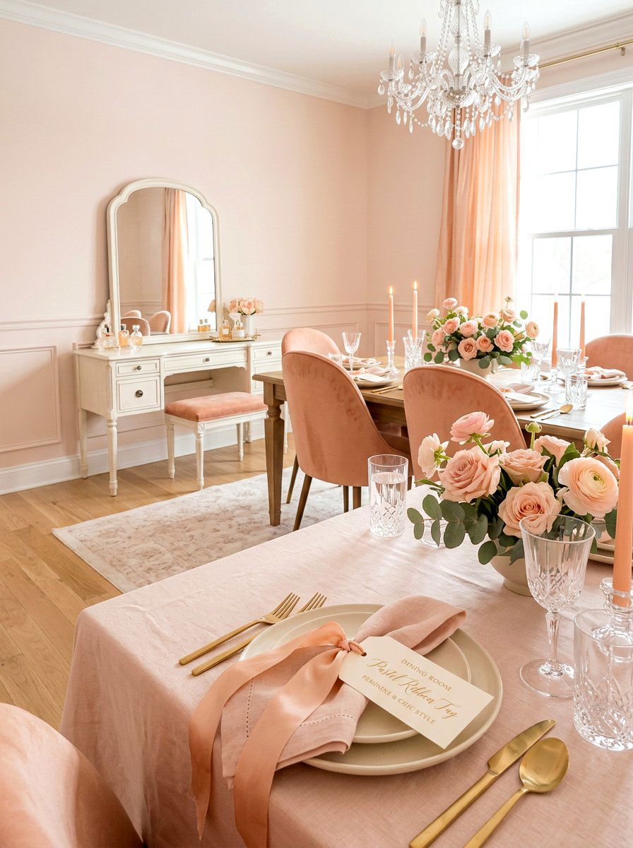 Pastel Ribbon Tag - 25 Spring Name Tag Ideas