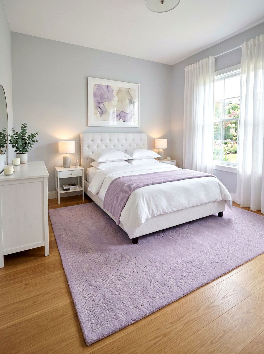 Pastel Rug Bedroom - 25 Spring Rug Ideas