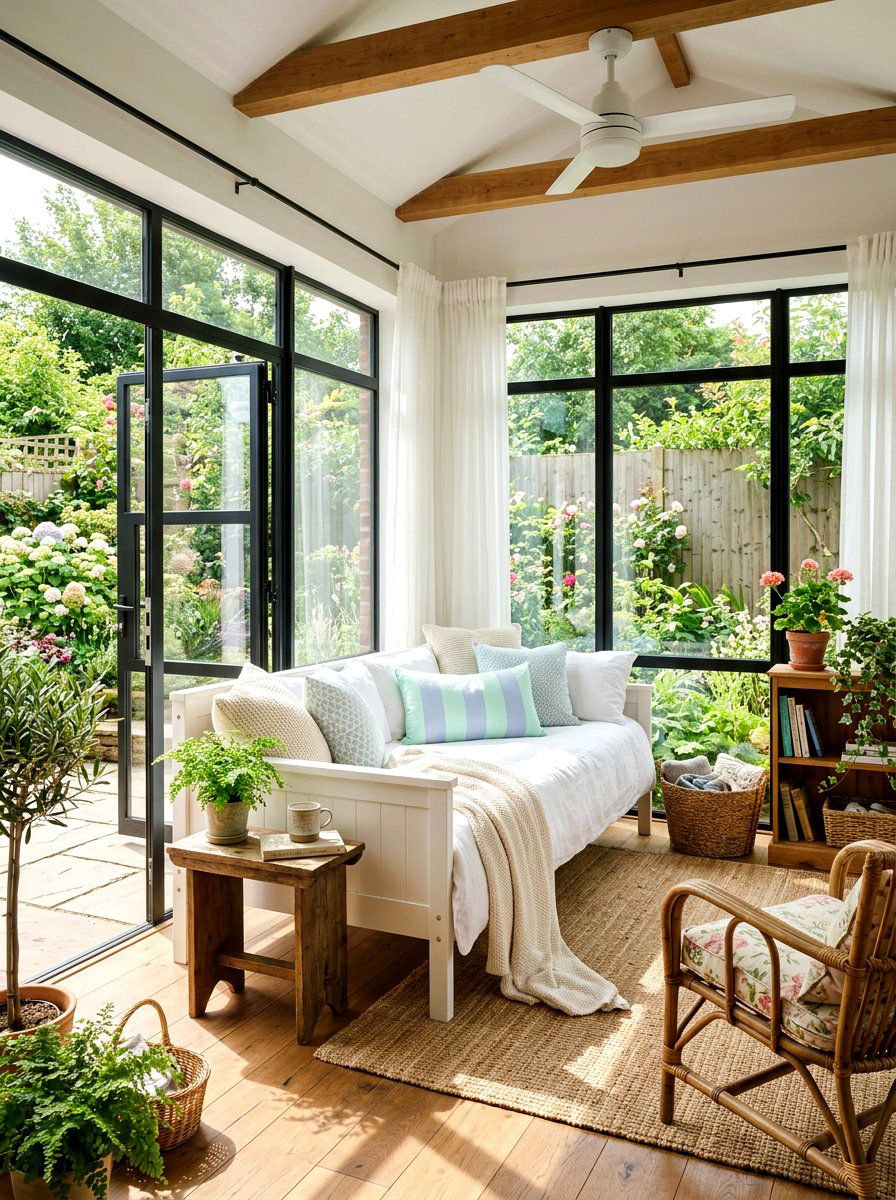 Pastel Striped Lumbar Pillow - 25 Spring Lumbar Pillow Ideas