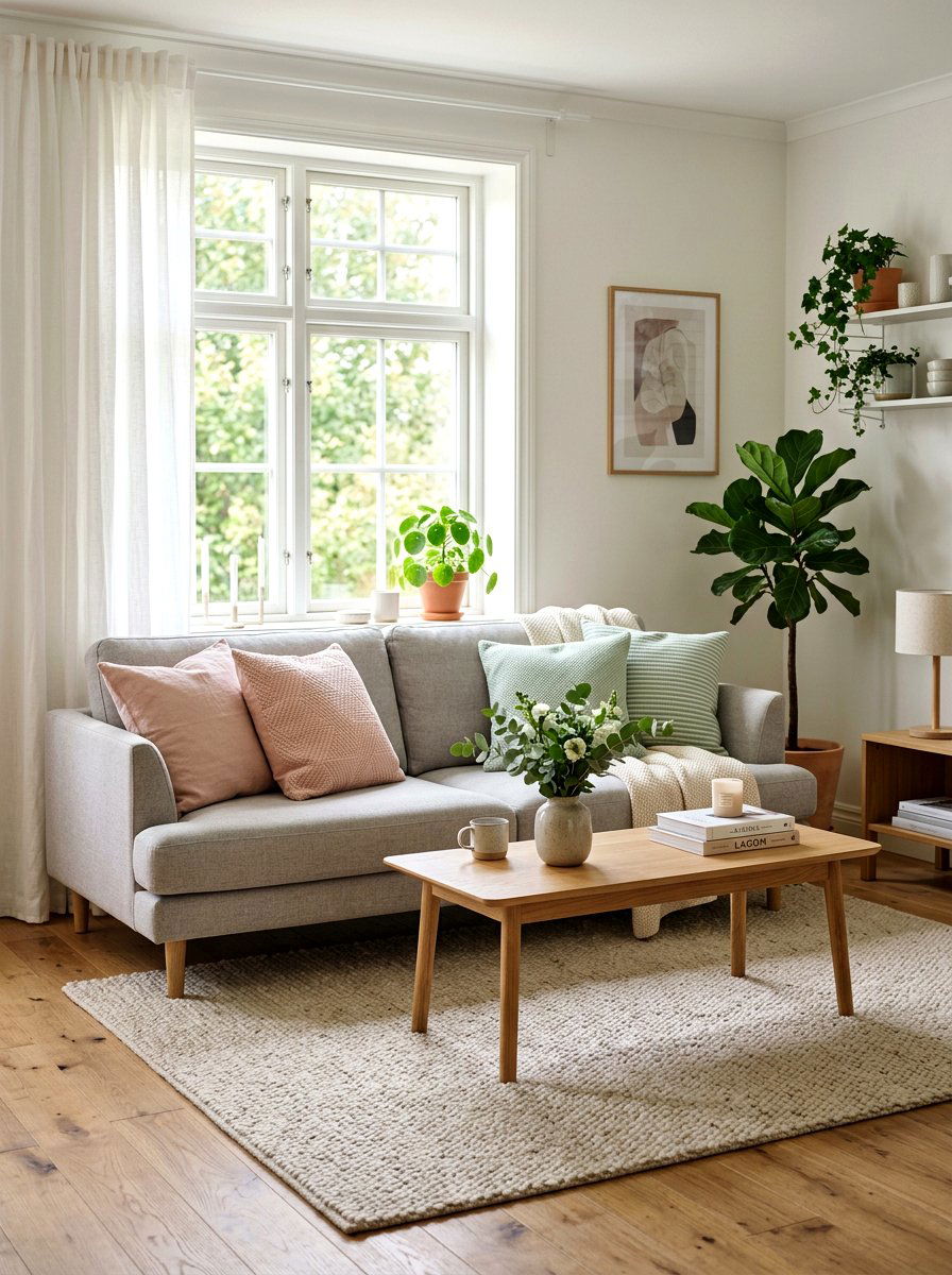 Pastel Throw Pillow - 25 Spring Decorating Ideas on a Budget