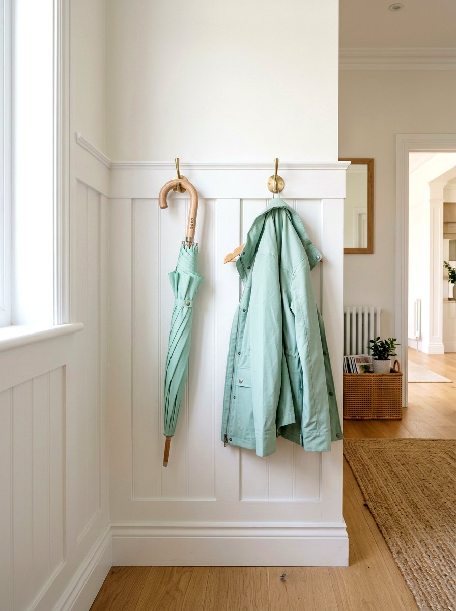 Pastel Umbrella - 25 Spring Coat Rack Decor Ideas