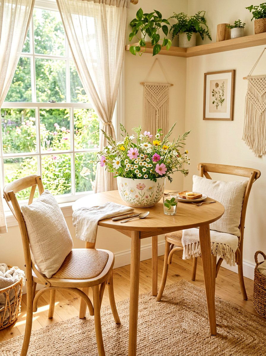 Pastel Wildflower Bowl - 25 Spring Flower Bowl Ideas