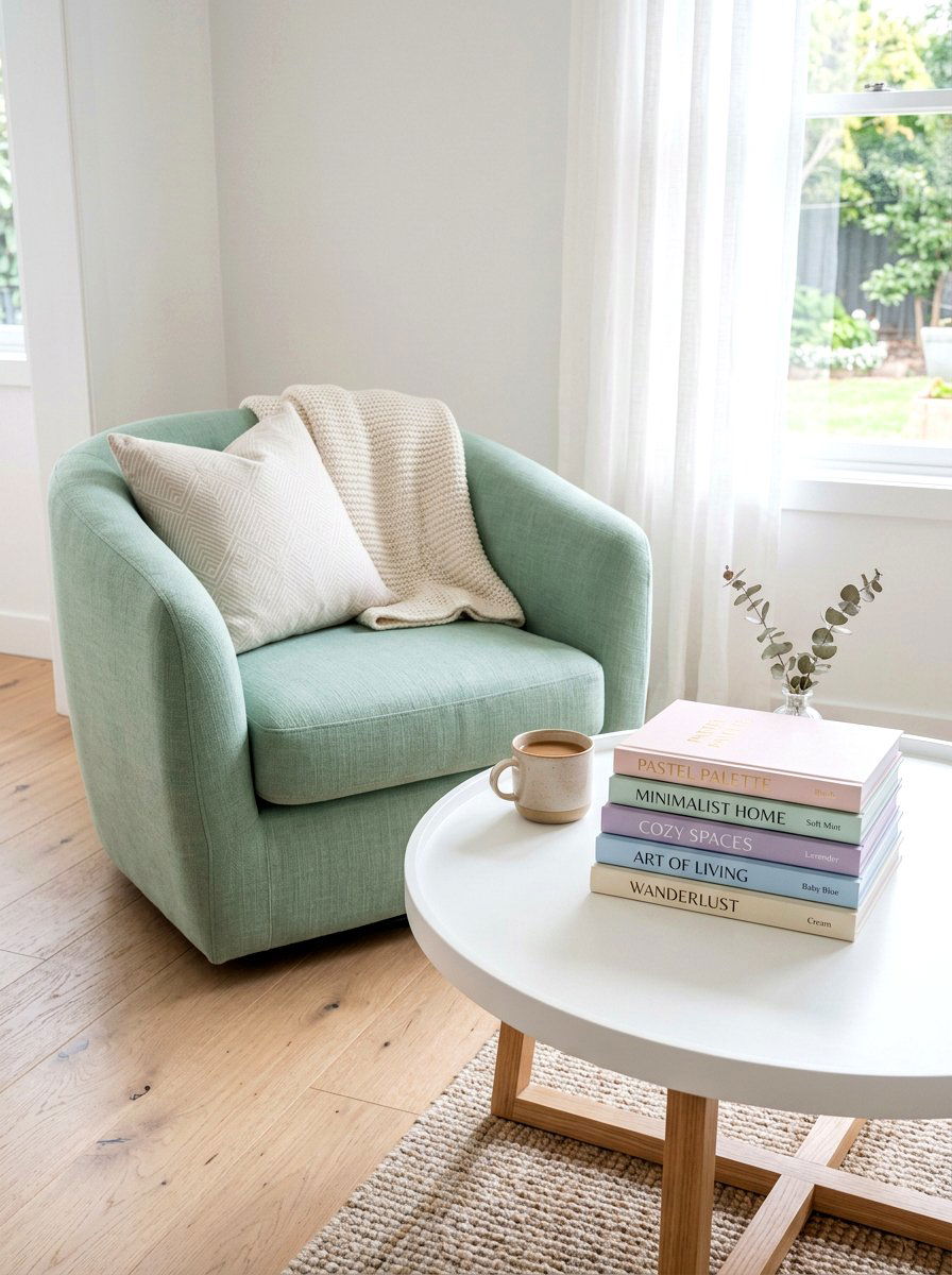 Pastel coffee table books - 25 Spring Coffee Table Styling Ideas
