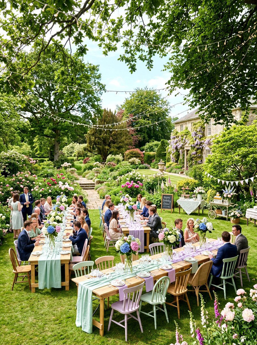 Pastel garden party - 25 Spring Birthday Party Decor Ideas