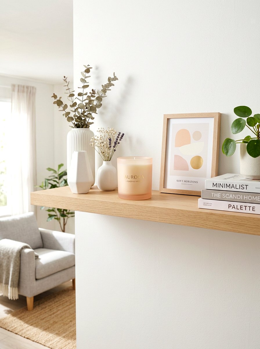 Pastel glass candle - 25 Spring Candle Decor Ideas