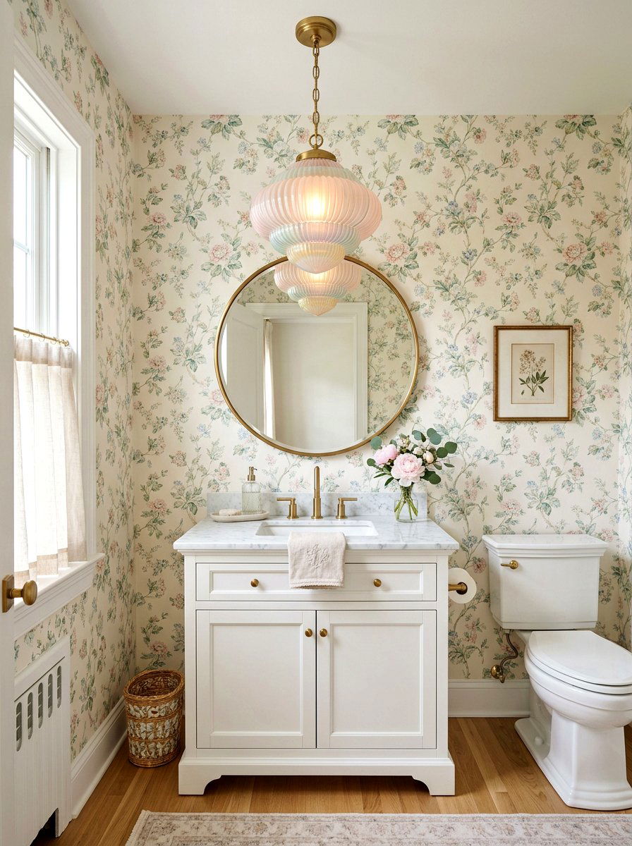 Pastel glass pendant - 25 Spring Pendant Light Ideas