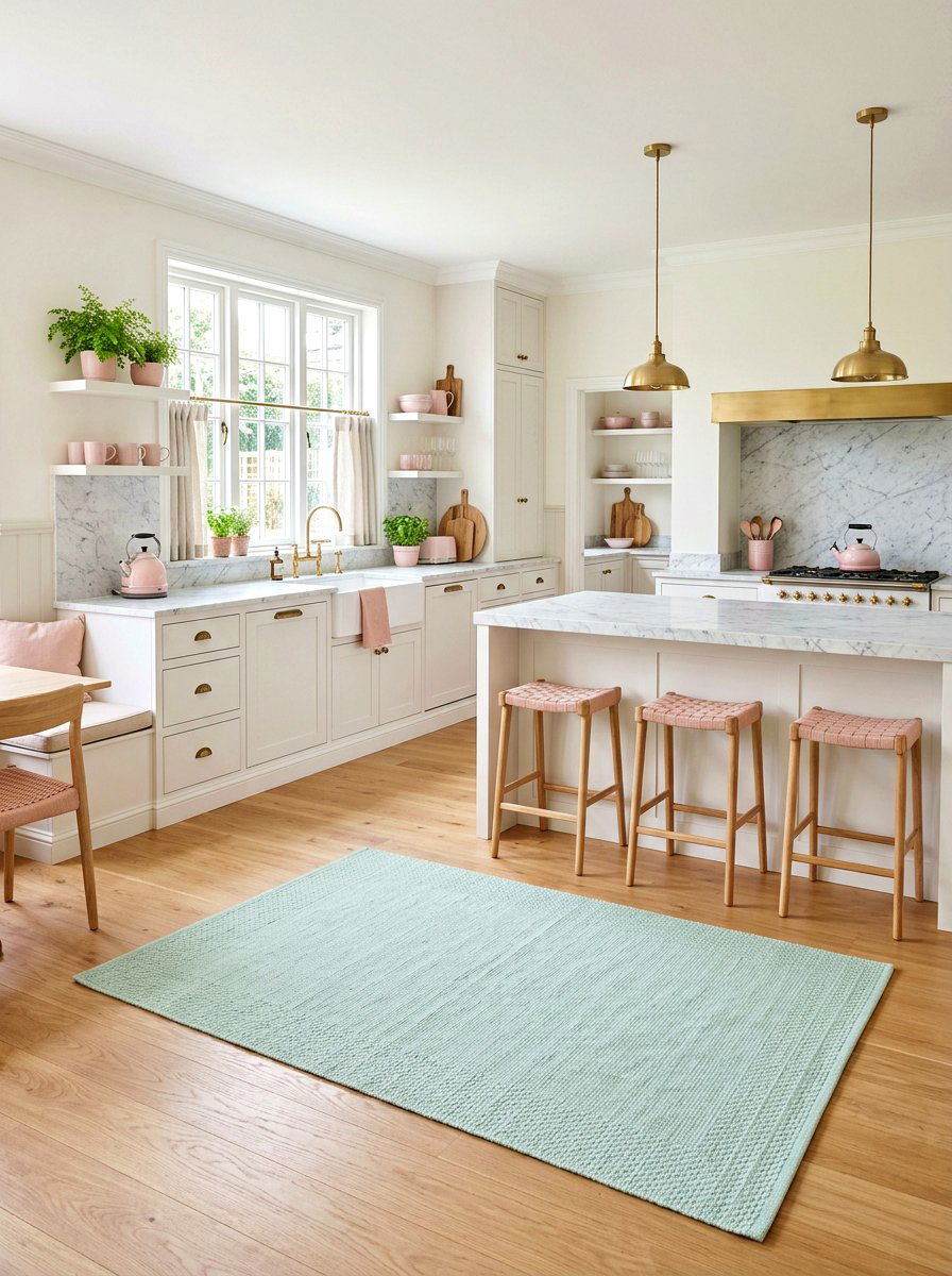 Pastel kitchen rug - 25 Spring Kitchen Rug Ideas