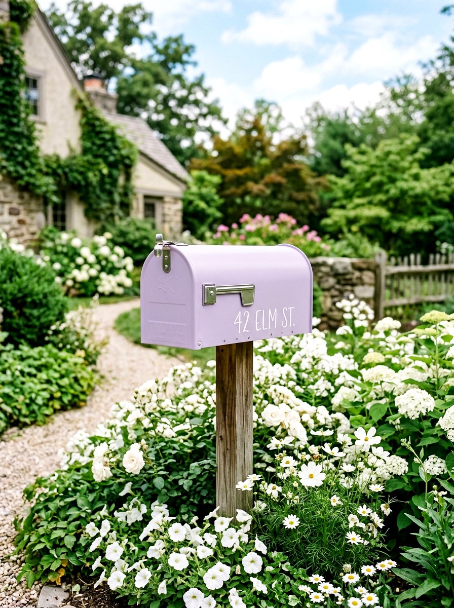 Pastel mailbox paint colors - 25 Spring Mailbox Decor Ideas