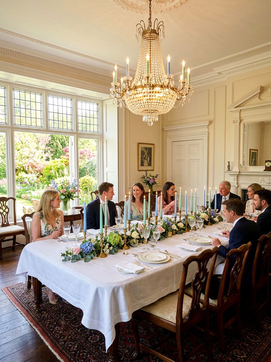 Pastel taper candle - 25 Spring Candle Decor Ideas