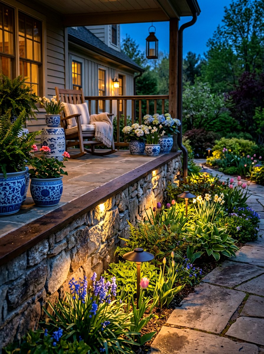 Path Light - 25 Spring Porch Lighting Ideas