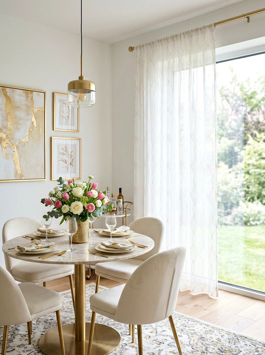 Patterned sheer curtain - 25 Spring Sheer Curtain Ideas