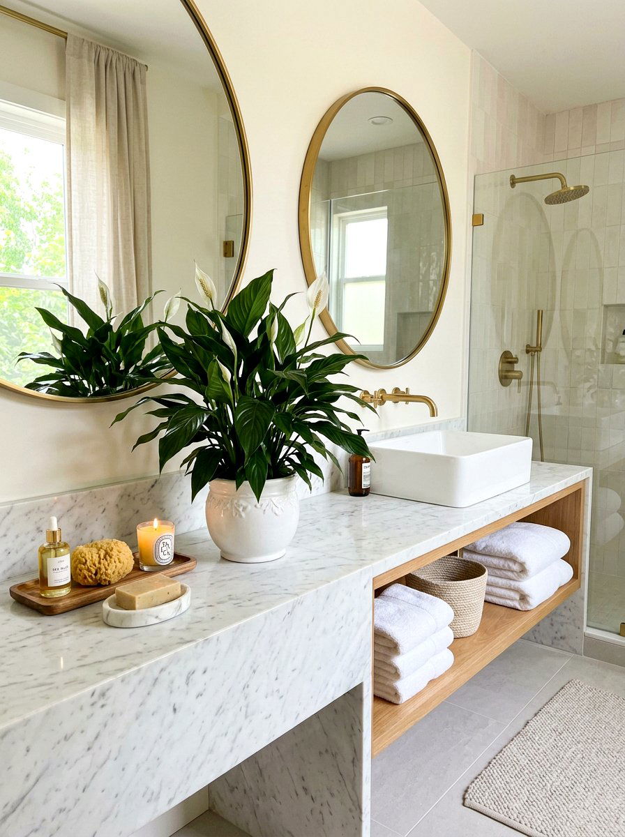Peace Lily For Bathroom Decor - 25 Spring Peace Lily Ideas