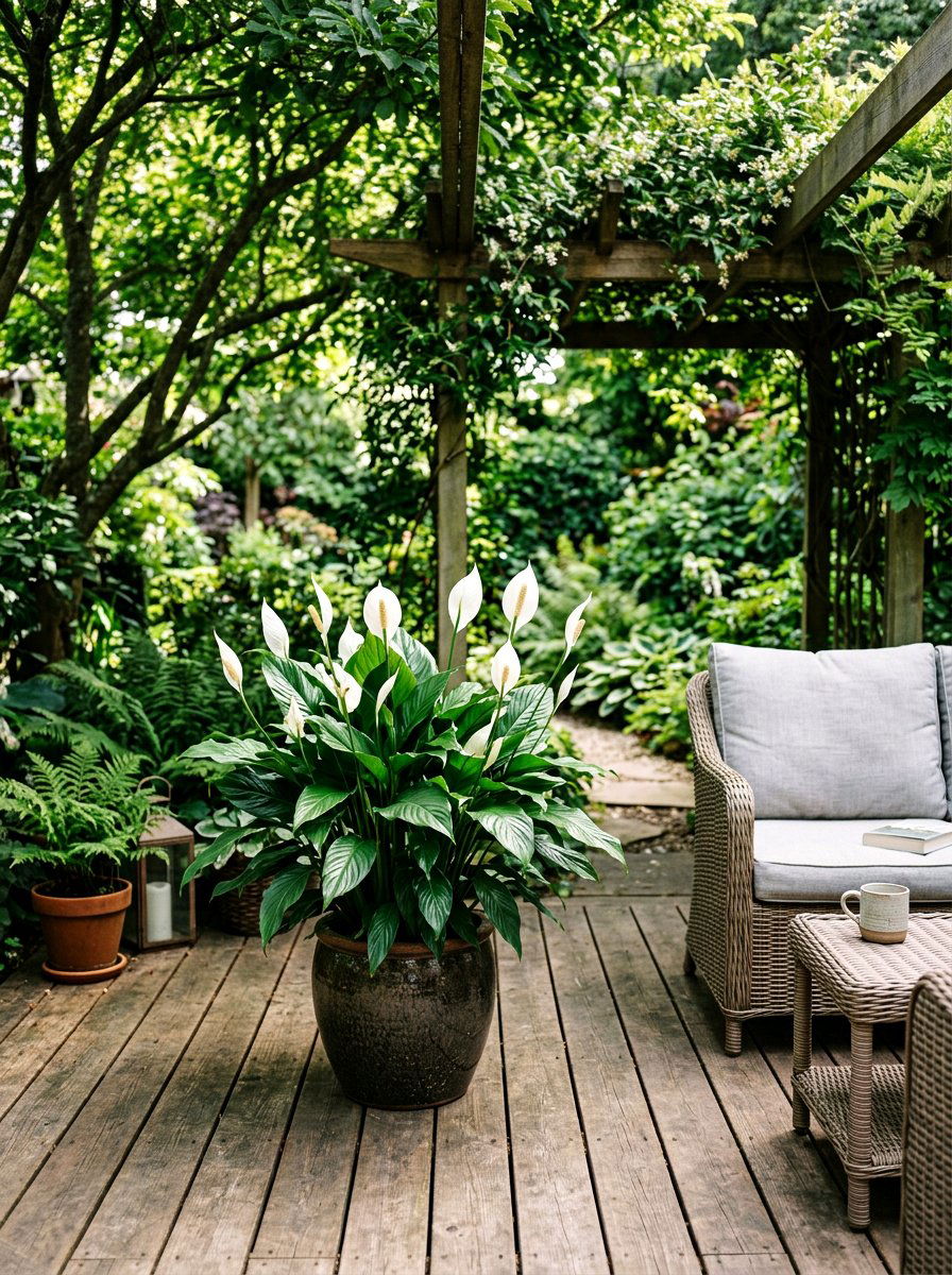 Peace Lily For Outdoor Shaded Patio - 25 Spring Peace Lily Ideas