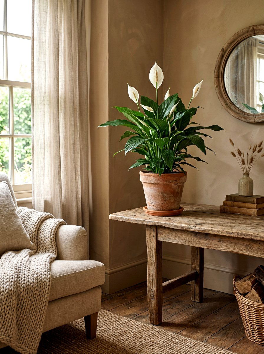 Peace Lily In Terracotta Pot - 25 Spring Peace Lily Ideas