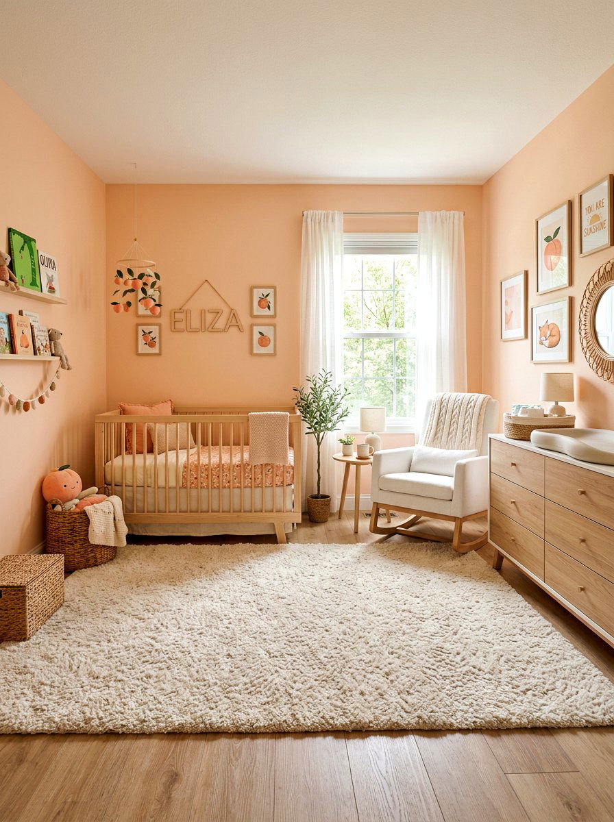 Peach nursery - 25 Spring Pastel Color Palette Ideas