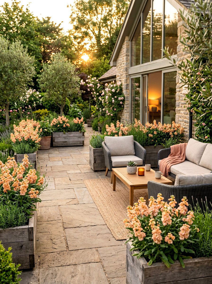 Peach stock flower patio - 25 Spring Stock Flower Ideas