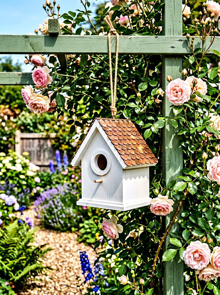 Penny Roof Birdhouse - 25 Spring DIY Birdhouse Ideas