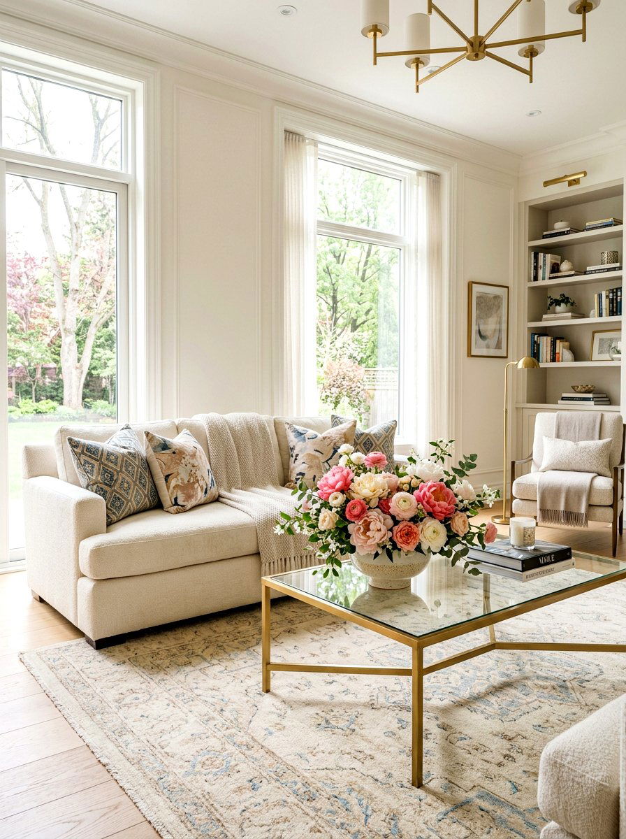 Peony And Ranunculus Mix - 25 Spring Peony Arrangement Ideas