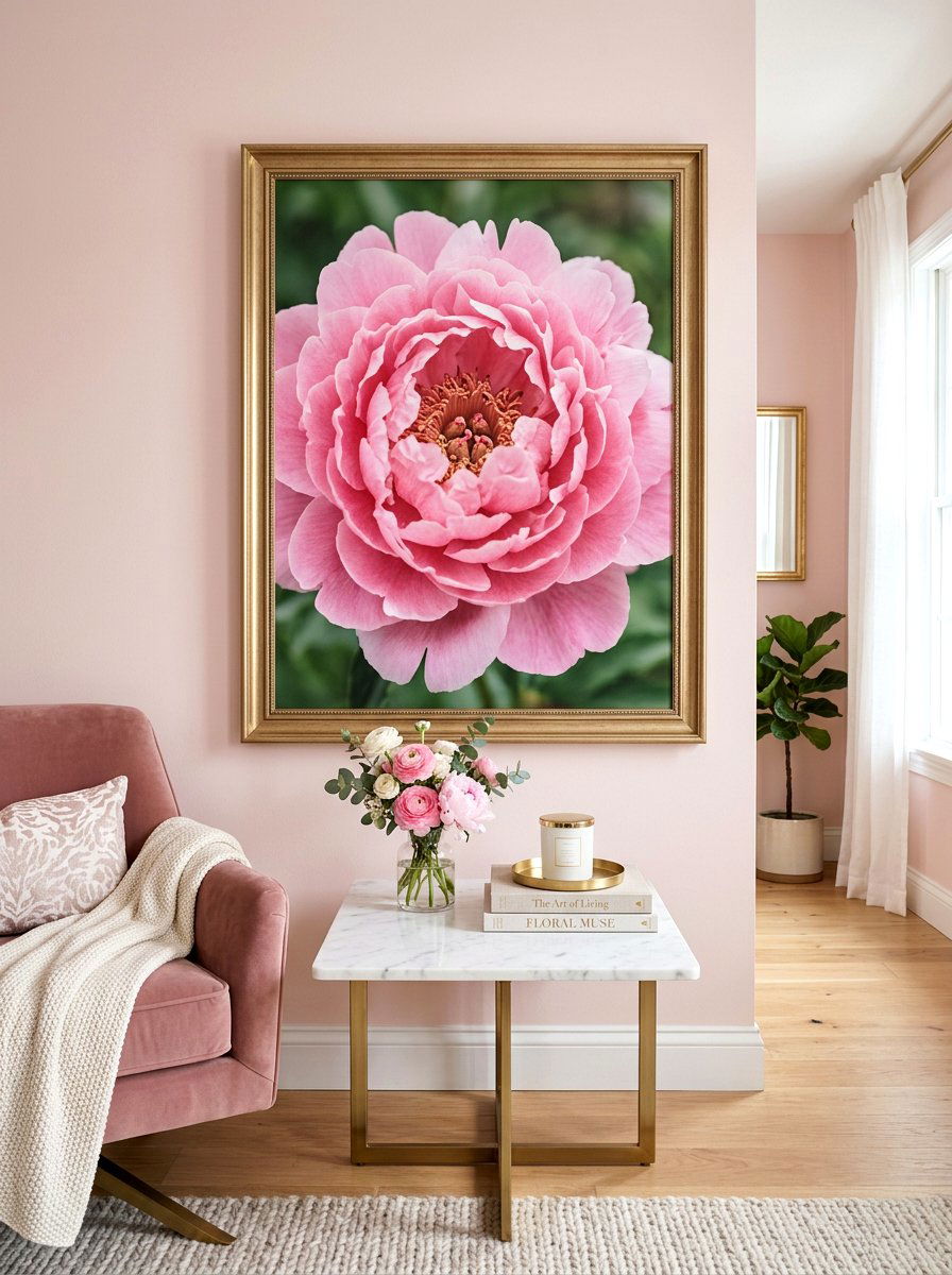 Peony Wall Art - 25 Spring Floral Wall Art Ideas