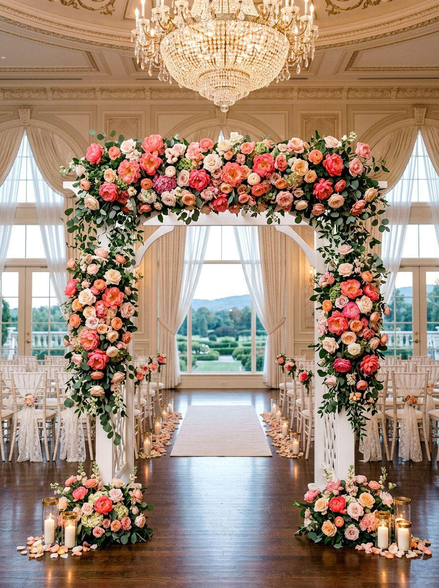25 Romantic Spring Wedding Arch Ideas for Your Ceremony