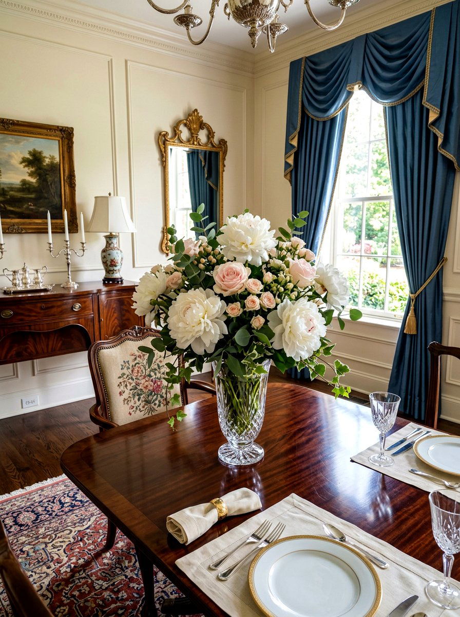 Peony and rose mix - 25 Spring Peony Centerpiece Ideas