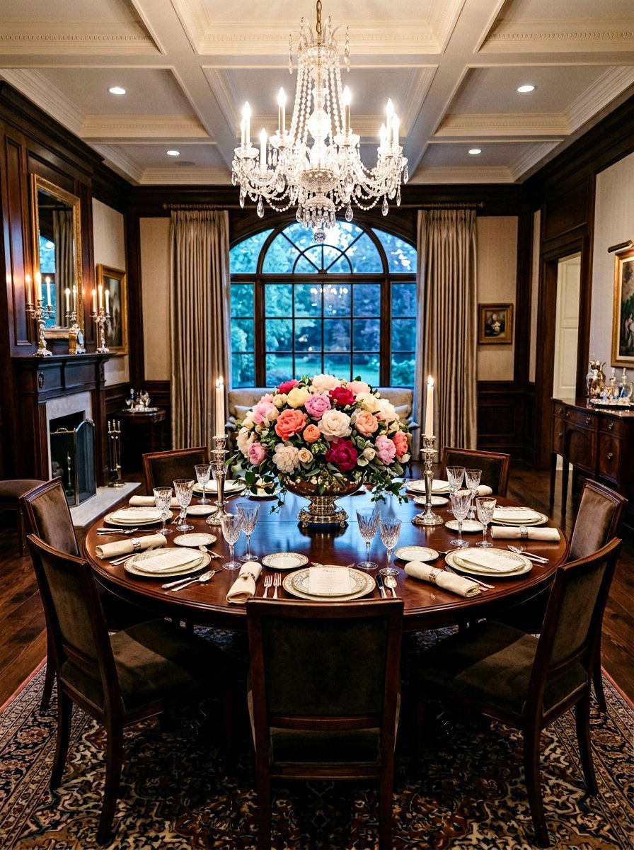 Peony centerpiece for round table - 25 Spring Peony Centerpiece Ideas