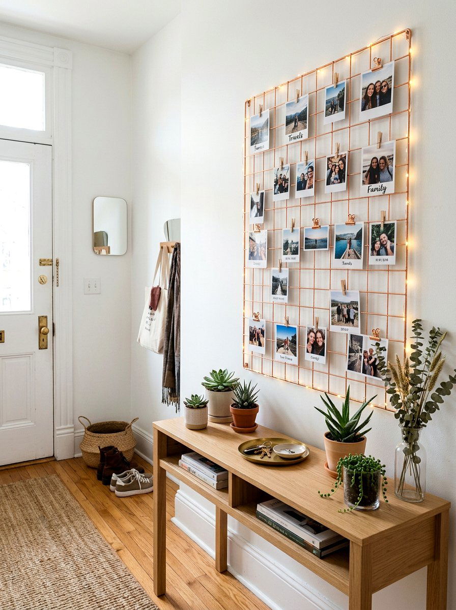 Personalized Photo Display - 25 Spring Mother's Day Decor Ideas