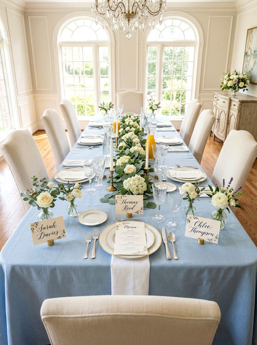 Personalized Table Brunch - 25 Spring Mother's Day Brunch Ideas