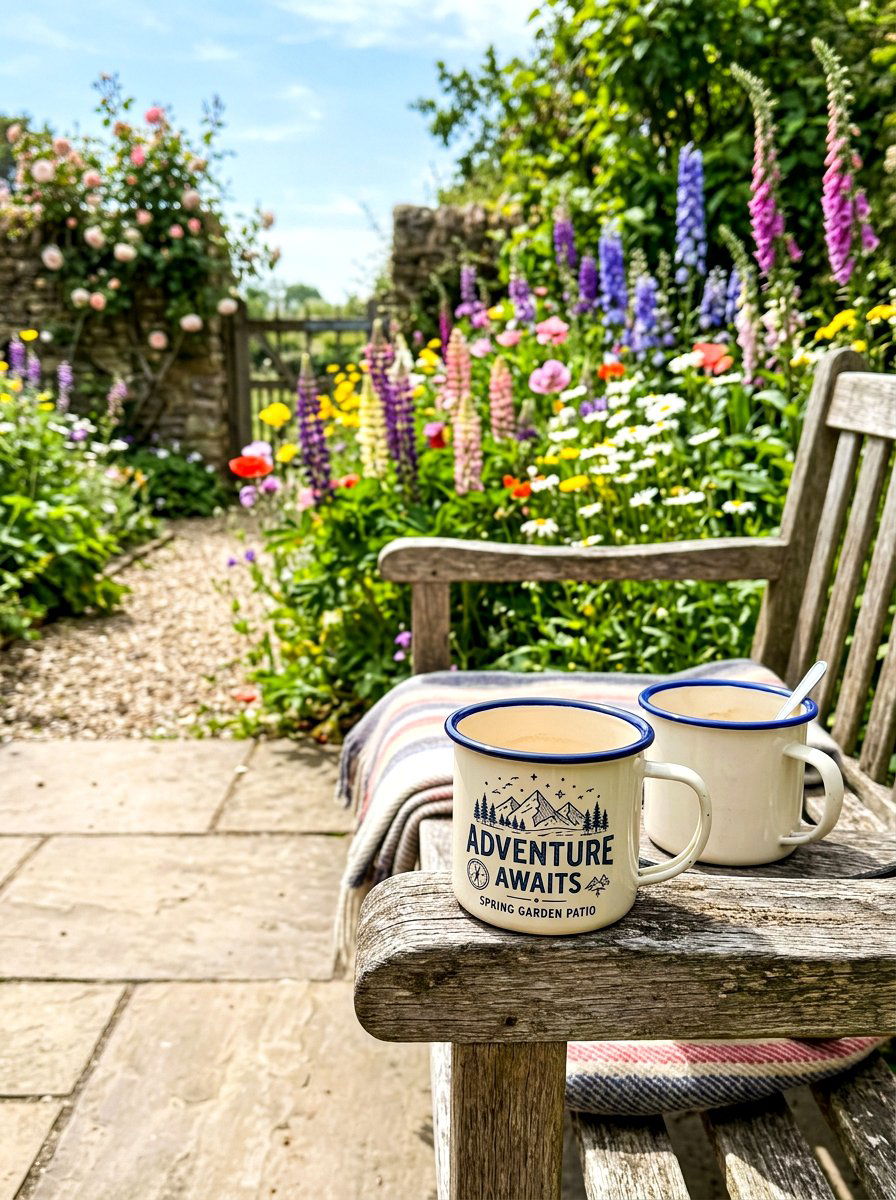 Picnic Enamel Mugs - 25 Spring Mug Ideas