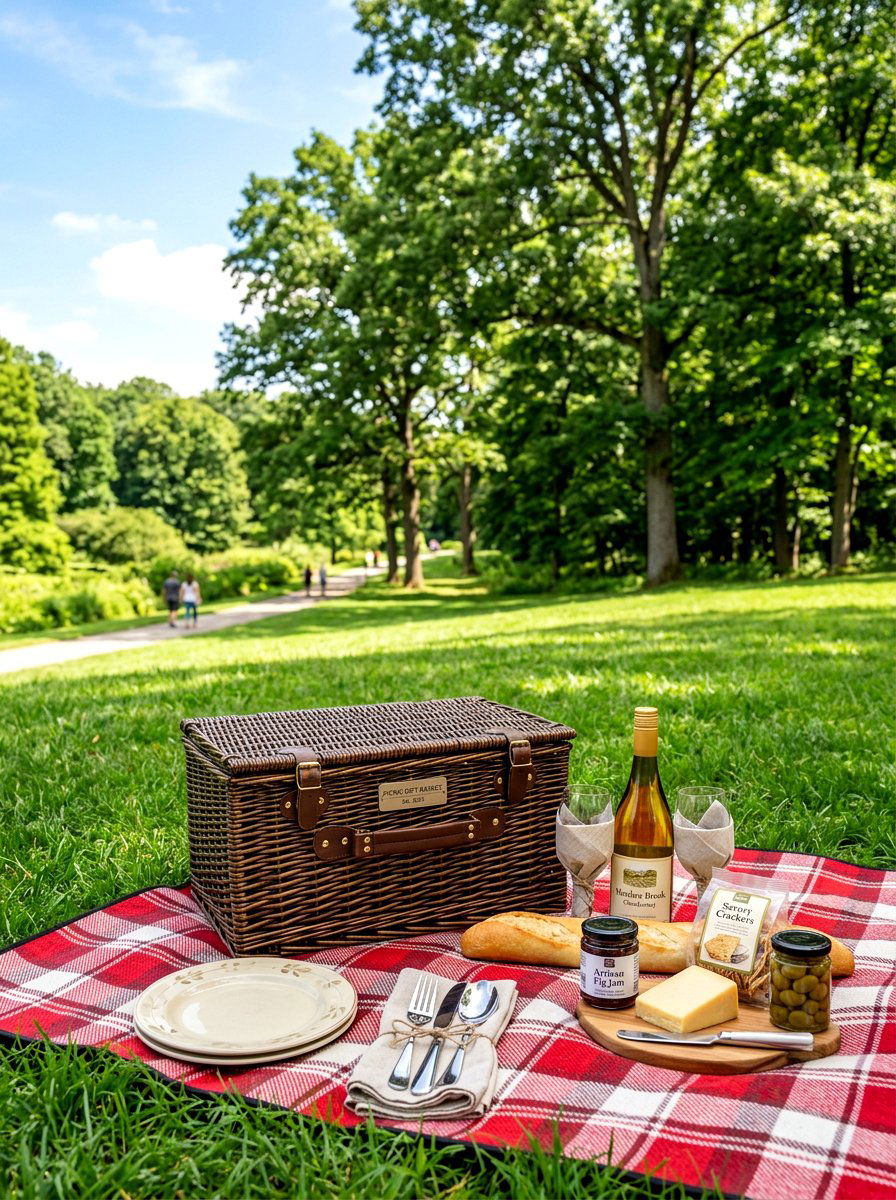 Picnic Gift Basket - 25 Spring Basket Filler Ideas