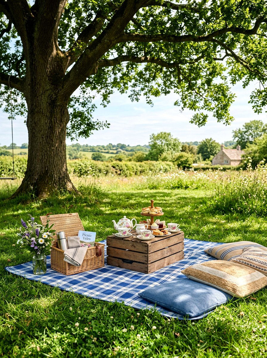 Picnic Style Tea - 25 Spring Afternoon Tea Decor Ideas