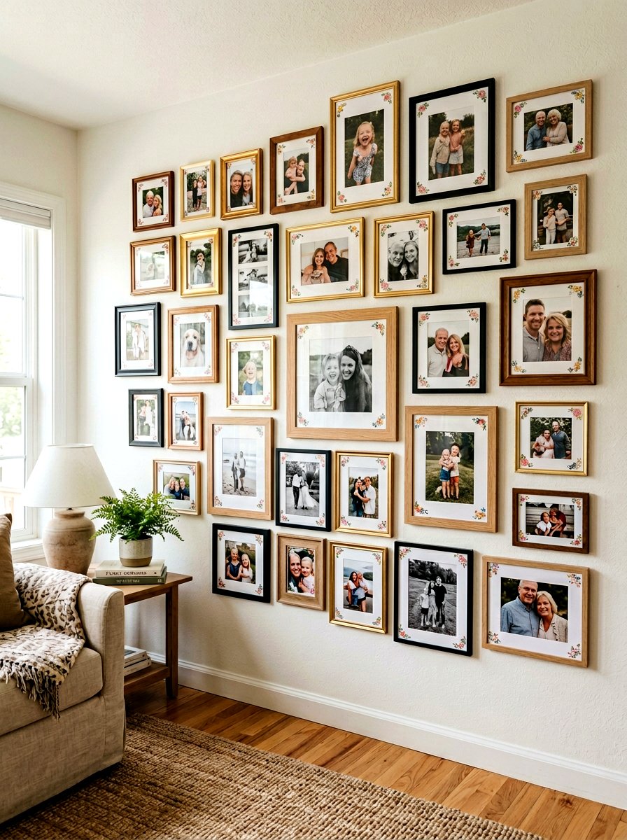 Picture Frame Accent - 25 Spring Sticker Decor Ideas