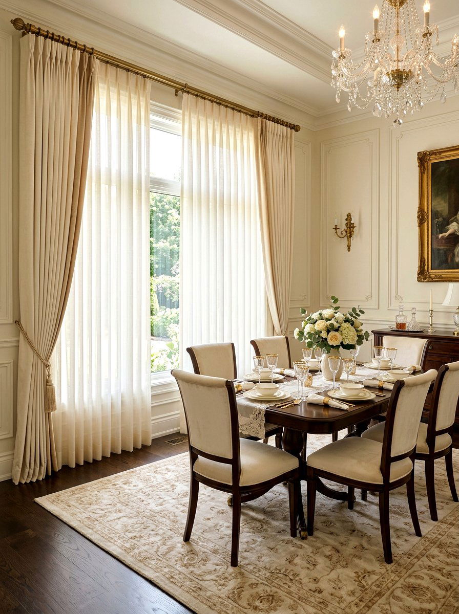 Pinch pleat sheer curtain - 25 Spring Sheer Curtain Ideas