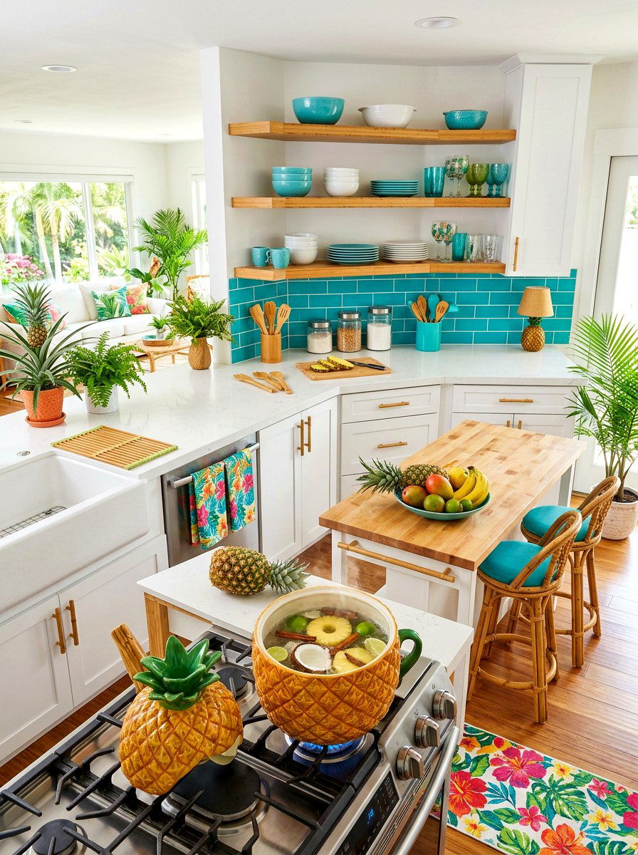 Pineapple coconut simmer pot - 25 Spring Simmer Pot Ideas