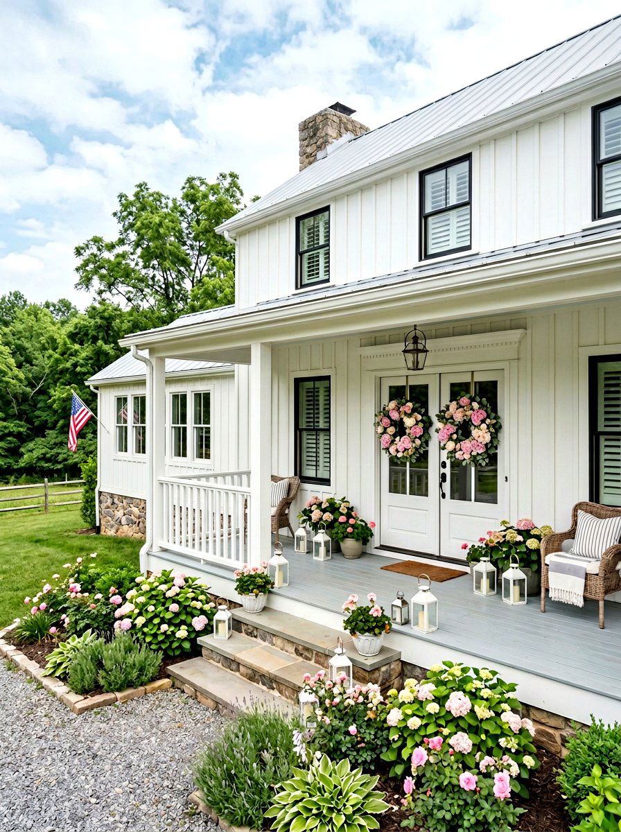 Pink Peony Wreath - 25 Spring Double Door Wreath Ideas