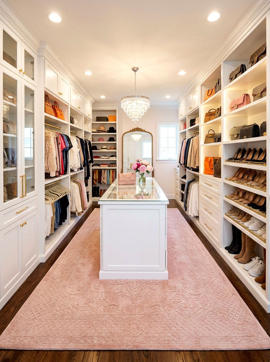 Pink Rug Walk In Closet - 25 Spring Rug Ideas